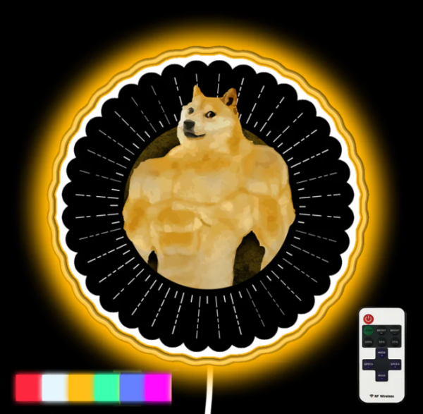Raumeningas Dogecoin RGB