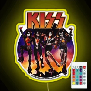 KISS vintažinis dizainas RGB