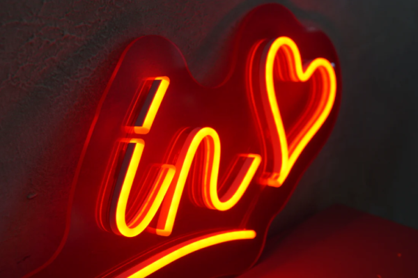 Neoninis LED ženklas „fall in love“. #10030 - Image 2